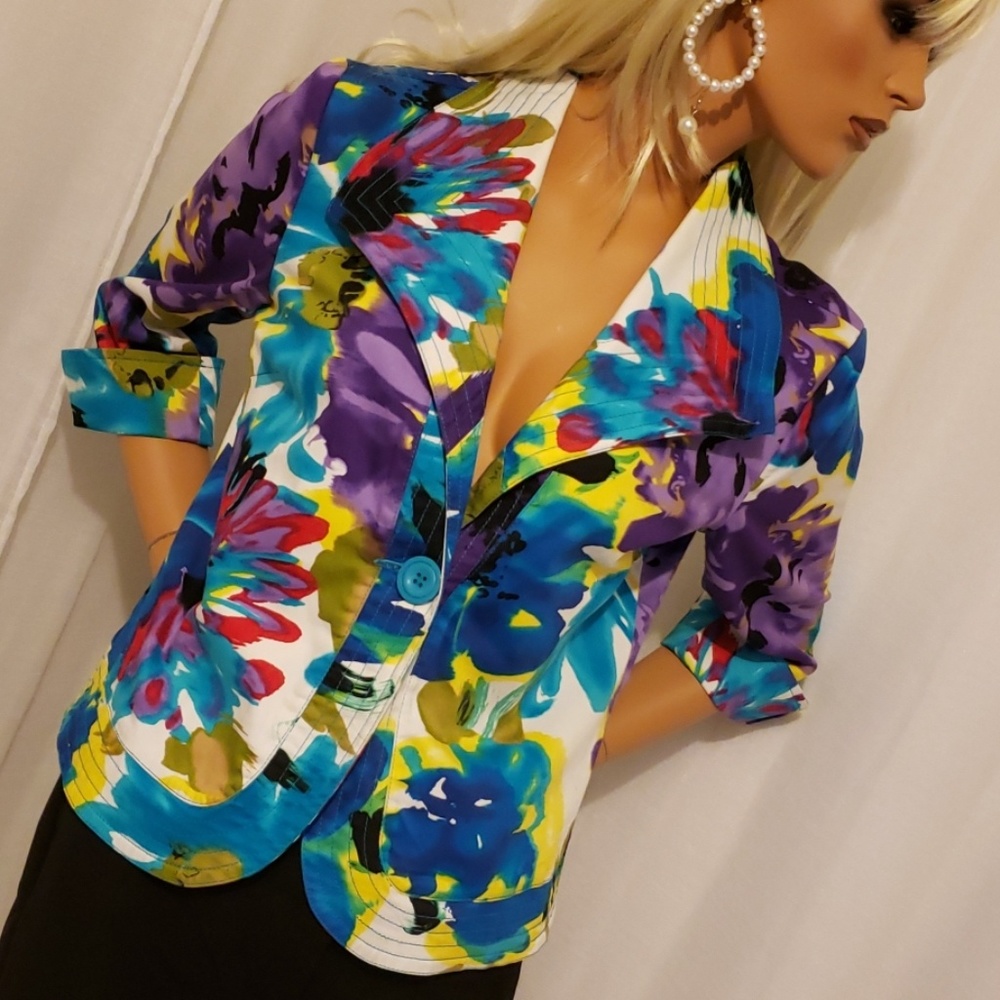 Floral Multicolor Blazer